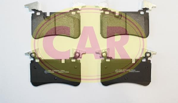 CAR PNT4802 - Kit de plaquettes de frein, frein à disque cwaw.fr