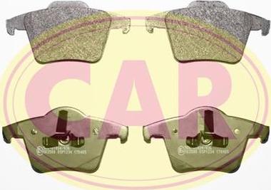 CAR PNT4321 - Kit de plaquettes de frein, frein à disque cwaw.fr