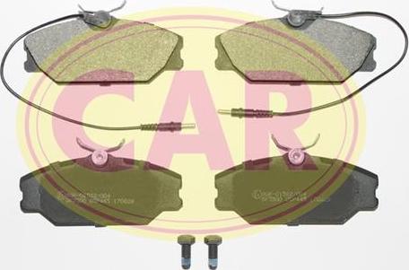 CAR PNT544 - Kit de plaquettes de frein, frein à disque cwaw.fr