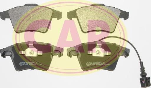 CAR PNT5021 - Kit de plaquettes de frein, frein à disque cwaw.fr