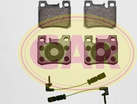 CAR PNT584A - Kit de plaquettes de frein, frein à disque cwaw.fr