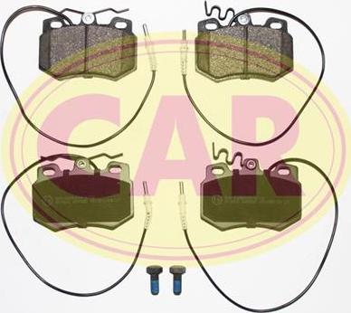 CAR PNT585 - Kit de plaquettes de frein, frein à disque cwaw.fr