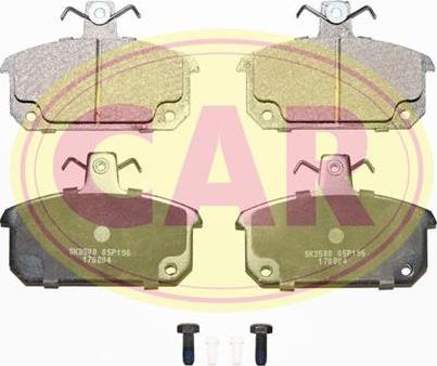 CAR PNT691 - Kit de plaquettes de frein, frein à disque cwaw.fr