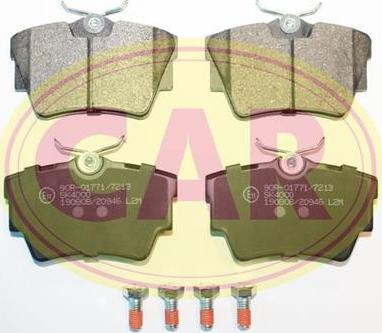 CAR PNT649 - Kit de plaquettes de frein, frein à disque cwaw.fr