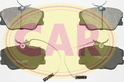 CAR PNT689 - Kit de plaquettes de frein, frein à disque cwaw.fr