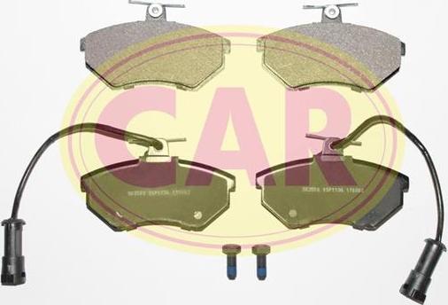 CAR PNT6311 - Kit de plaquettes de frein, frein à disque cwaw.fr