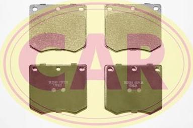 CAR PNT621 - Kit de plaquettes de frein, frein à disque cwaw.fr