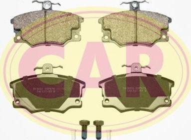 CAR PNT676 - Kit de plaquettes de frein, frein à disque cwaw.fr