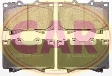 CAR PNT0501 - Kit de plaquettes de frein, frein à disque cwaw.fr