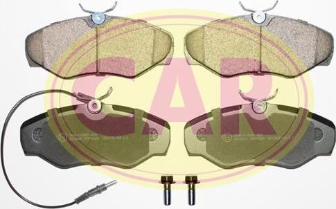 CAR PNT0661 - Kit de plaquettes de frein, frein à disque cwaw.fr