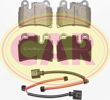 CAR PNT0831 - Kit de plaquettes de frein, frein à disque cwaw.fr