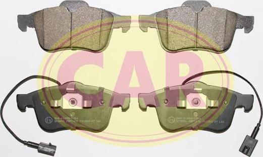 CAR PNT0741 - Kit de plaquettes de frein, frein à disque cwaw.fr