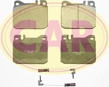 CAR PNT141A - Kit de plaquettes de frein, frein à disque cwaw.fr