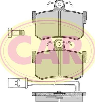 CAR PNT143 - Kit de plaquettes de frein, frein à disque cwaw.fr