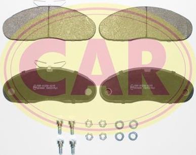 CAR PNT169 - Kit de plaquettes de frein, frein à disque cwaw.fr