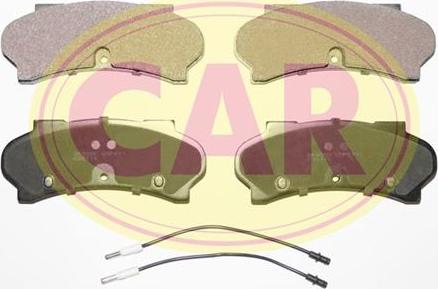 CAR PNT114 - Kit de plaquettes de frein, frein à disque cwaw.fr