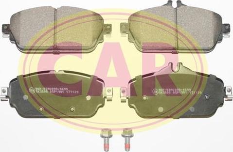 CAR PNT1891 - Kit de plaquettes de frein, frein à disque cwaw.fr