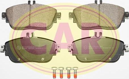 CAR PNT1871 - Kit de plaquettes de frein, frein à disque cwaw.fr