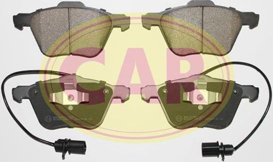 CAR PNT179 - Kit de plaquettes de frein, frein à disque cwaw.fr