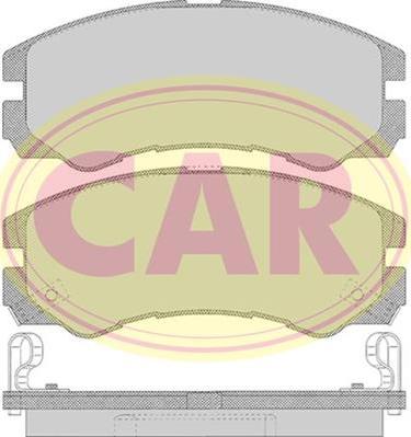 CAR PNT856 - Kit de plaquettes de frein, frein à disque cwaw.fr