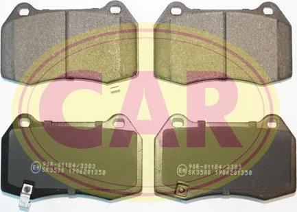 CAR PNT8531 - Kit de plaquettes de frein, frein à disque cwaw.fr