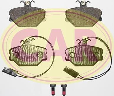 CAR PNT864 - Kit de plaquettes de frein, frein à disque cwaw.fr