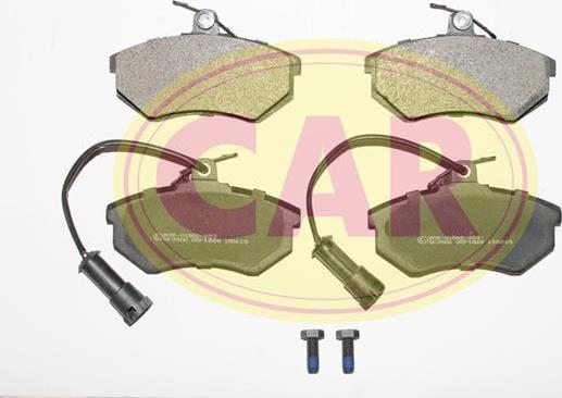 CAR PNT8681 - Kit de plaquettes de frein, frein à disque cwaw.fr