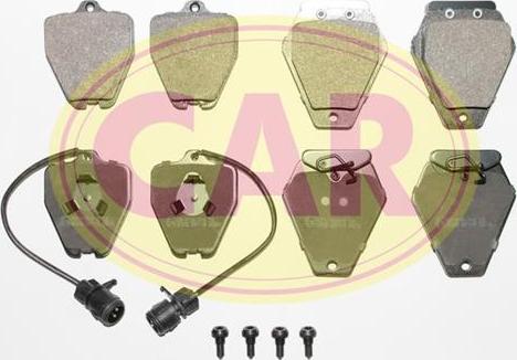 CAR PNT8111 - Kit de plaquettes de frein, frein à disque cwaw.fr