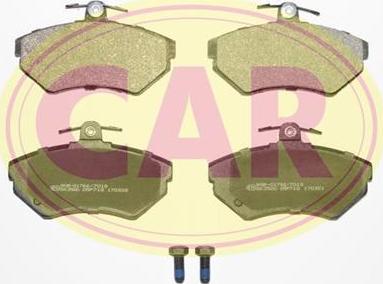 CAR PNT817 - Kit de plaquettes de frein, frein à disque cwaw.fr