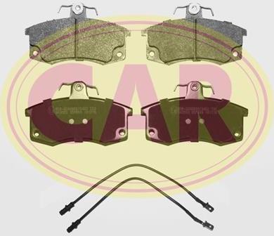 CAR PNT889 - Kit de plaquettes de frein, frein à disque cwaw.fr