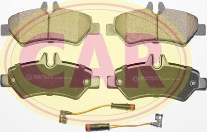 CAR PNT3921 - Kit de plaquettes de frein, frein à disque cwaw.fr