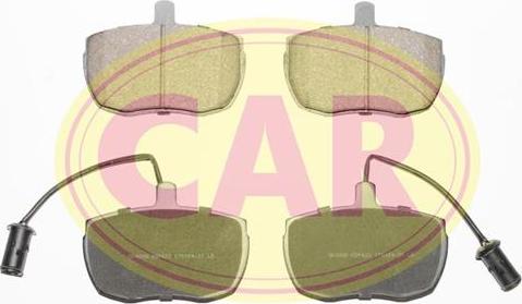 CAR PNT334 - Kit de plaquettes de frein, frein à disque cwaw.fr