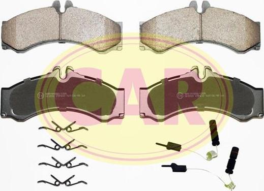 CAR PNT336A - Kit de plaquettes de frein, frein à disque cwaw.fr