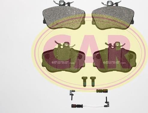 CAR PNT294A - Kit de plaquettes de frein, frein à disque cwaw.fr