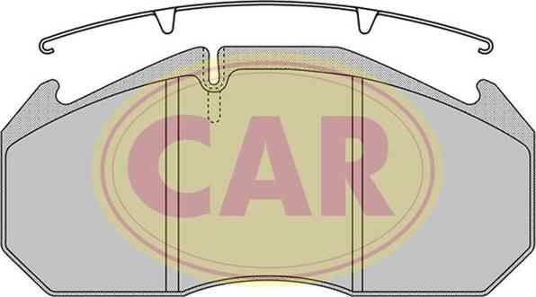 CAR PNT2611 - Kit de plaquettes de frein, frein à disque cwaw.fr