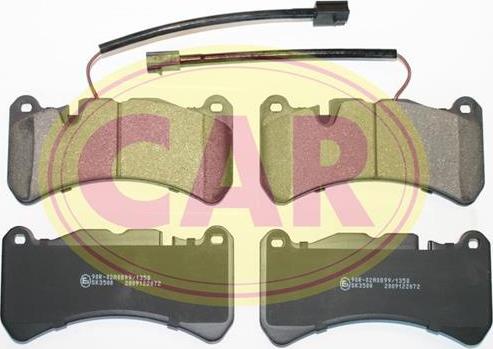 CAR PNT2702 - Kit de plaquettes de frein, frein à disque cwaw.fr