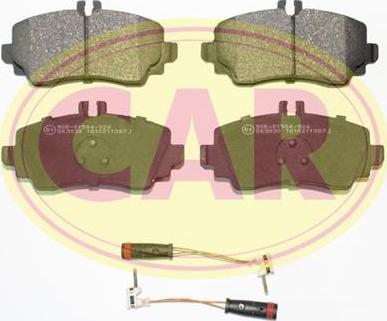 CAR PNT7831 - Kit de plaquettes de frein, frein à disque cwaw.fr