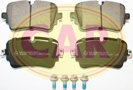 CAR PNT7202 - Kit de plaquettes de frein, frein à disque cwaw.fr