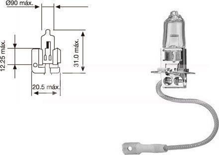 Carpriss 79780247 - Ampoule, projecteur longue portée cwaw.fr