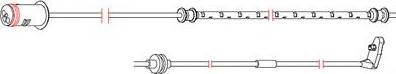 Carrab Brake Parts 8194 - Contact d'avertissement, usure des plaquettes de frein cwaw.fr