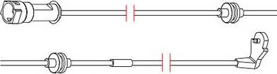 Carrab Brake Parts 8157 - Contact d'avertissement, usure des plaquettes de frein cwaw.fr