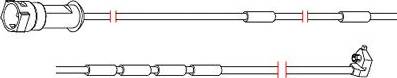 Carrab Brake Parts 8129 - Contact d'avertissement, usure des plaquettes de frein cwaw.fr