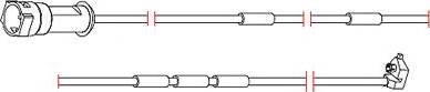 Carrab Brake Parts 8125 - Contact d'avertissement, usure des plaquettes de frein cwaw.fr