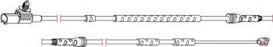 Carrab Brake Parts 8294 - Contact d'avertissement, usure des plaquettes de frein cwaw.fr