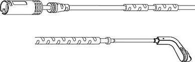 Carrab Brake Parts 8247 - Contact d'avertissement, usure des plaquettes de frein cwaw.fr