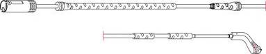 Carrab Brake Parts 8259 - Contact d'avertissement, usure des plaquettes de frein cwaw.fr