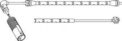 Carrab Brake Parts 8200 - Contact d'avertissement, usure des plaquettes de frein cwaw.fr