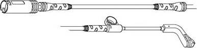 Carrab Brake Parts 8218 - Contact d'avertissement, usure des plaquettes de frein cwaw.fr