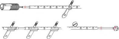 Carrab Brake Parts 8217 - Contact d'avertissement, usure des plaquettes de frein cwaw.fr