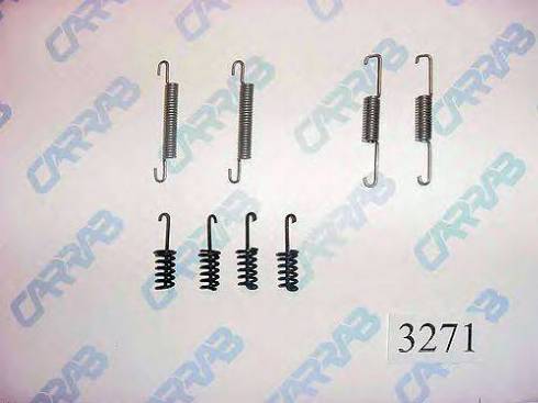 Carrab Brake Parts 3271 - Kit d'accessoires, mâchoires de frein de stationnement cwaw.fr